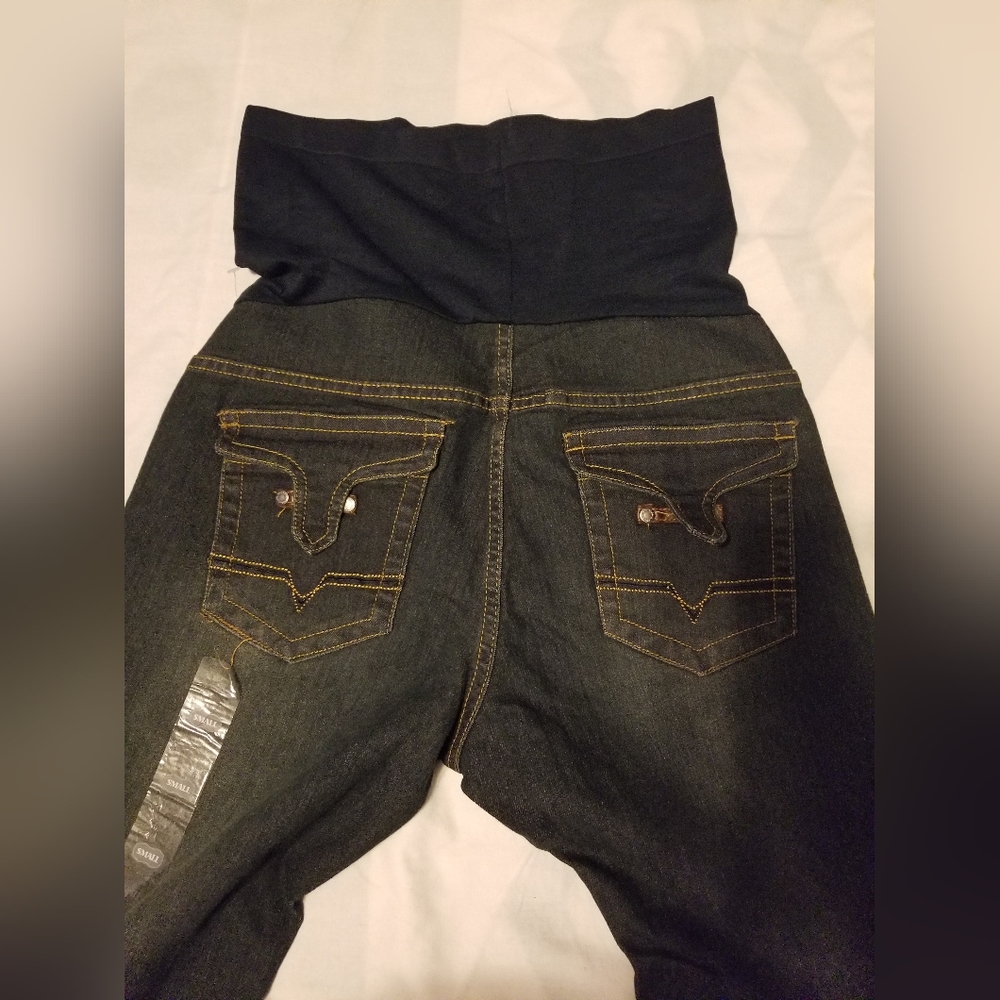NWT Bella Vida Maternity Pants Size S Color Blue - Picture 12 of 14